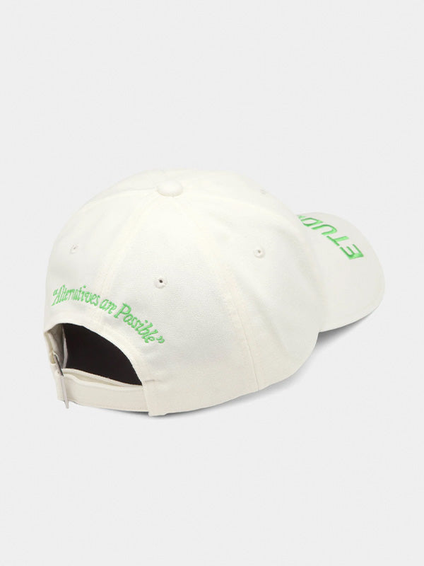 【Études - エチュード】BOOSTER ECO CAP / WHITE/GREEN (キャップ/ホワイト)