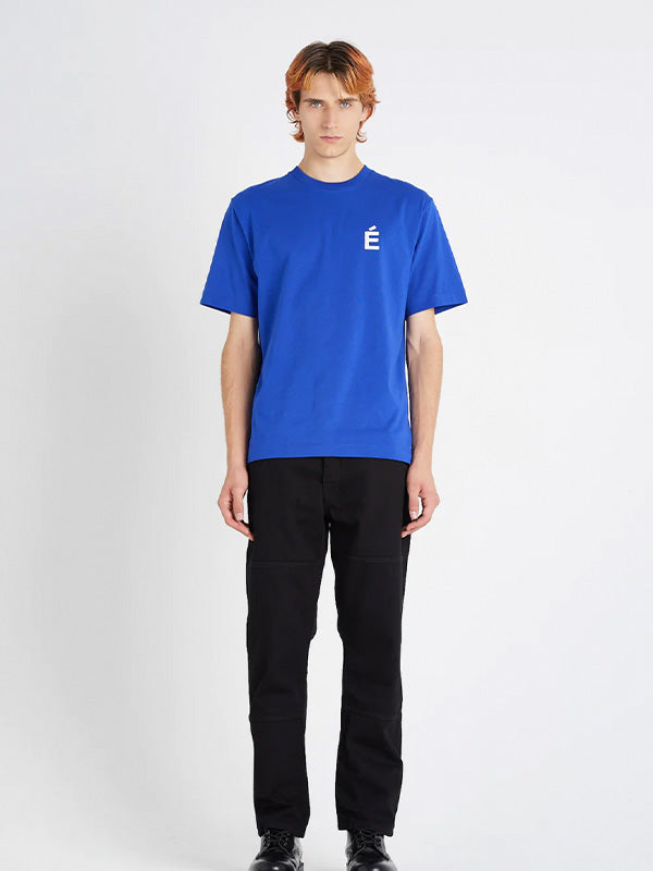 【Études - エチュード】WONDER PATCH BLUE SS TEE / BLUE (Tシャツ/ブルー)
