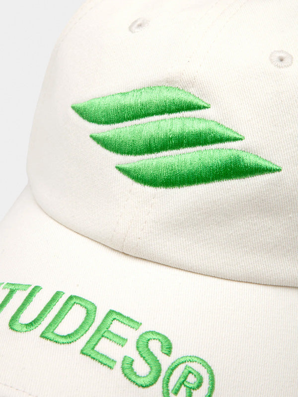 【Études - エチュード】BOOSTER ECO CAP / WHITE/GREEN (キャップ/ホワイト)