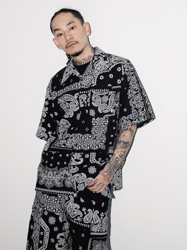 【BREATH - ブレス】MIYAGI HIDETAKA BANDANA S/S SHIRT(シャツ)