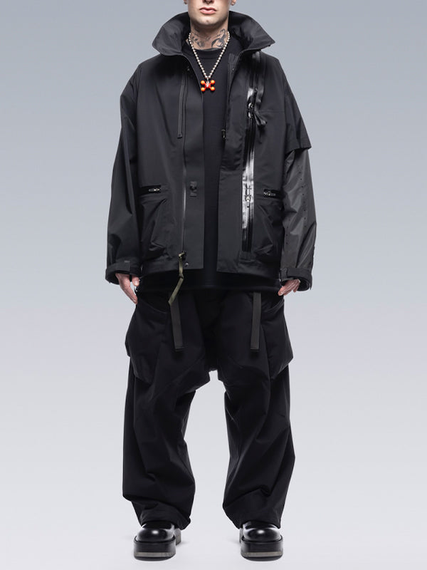 【ACRONYM - アクロニウム】Schoeller® Dryskin™ Ultrawide Drawcord Cargo Trouser Gen. 1.0(パンツ/ブラック)