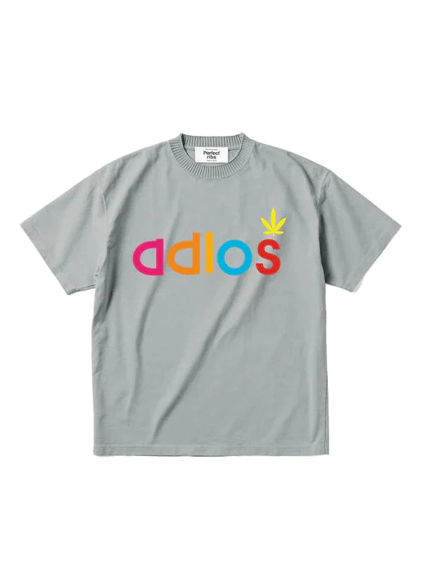 【Perfect ribs®×ALM】"TAKE IT EASY" Basic Short Sleeve T Shirt / Gray(Tシャツ)