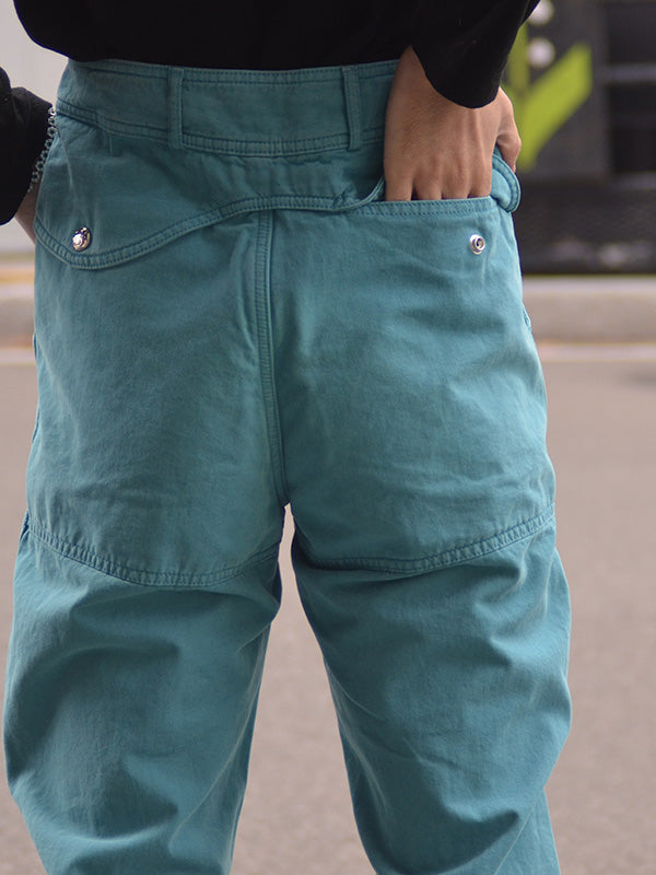 【BLUE MARBLE - ブルーマーブル 】Zipped dart pants(パンツ/グリーン)