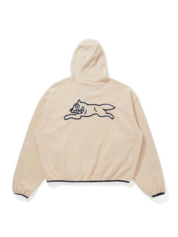 20%OFF【ICE CREAM - アイスクリーム】EMBROIDERED LOGO PIPING FLEECE HOODIE(フリース/ベージュ)