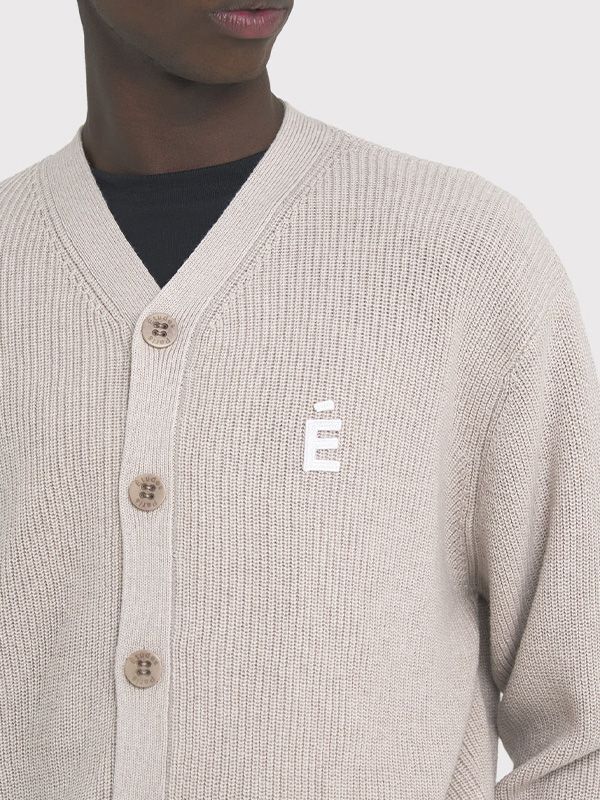 【Études - エチュード】BORIS CARDIGAN PATCH / BEIGE(カーディガン/ベージュ)