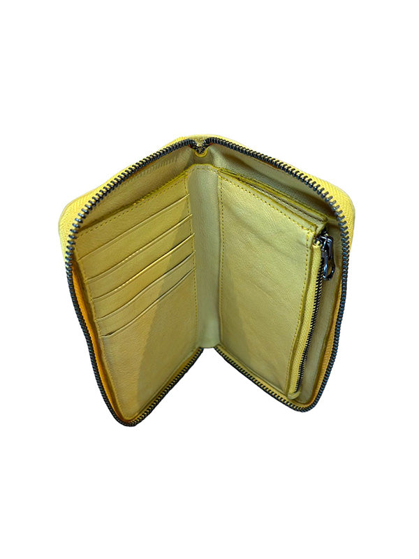 【Christian Peau - クリスチャンポー】CP B004 S Wallet "Cow Leather" / YELLOW(財布)