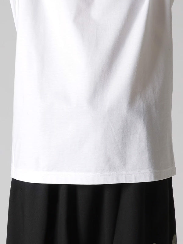 【Y's - ワイズ】MERCERIZED JERSEY YS STITCH T B /WHITE (Tシャツ/ホワイト)