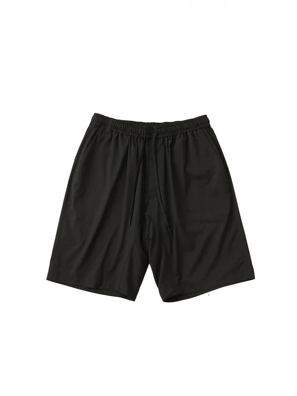 【White Mountaineering - ホワイトマウンテニアリング】WIDE SHORT PANTS / BLACK(ショーツ/ブラック)