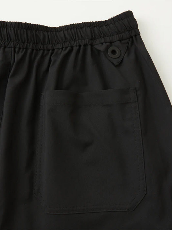 【White Mountaineering - ホワイトマウンテニアリング】WIDE SHORT PANTS / BLACK(ショーツ/ブラック)