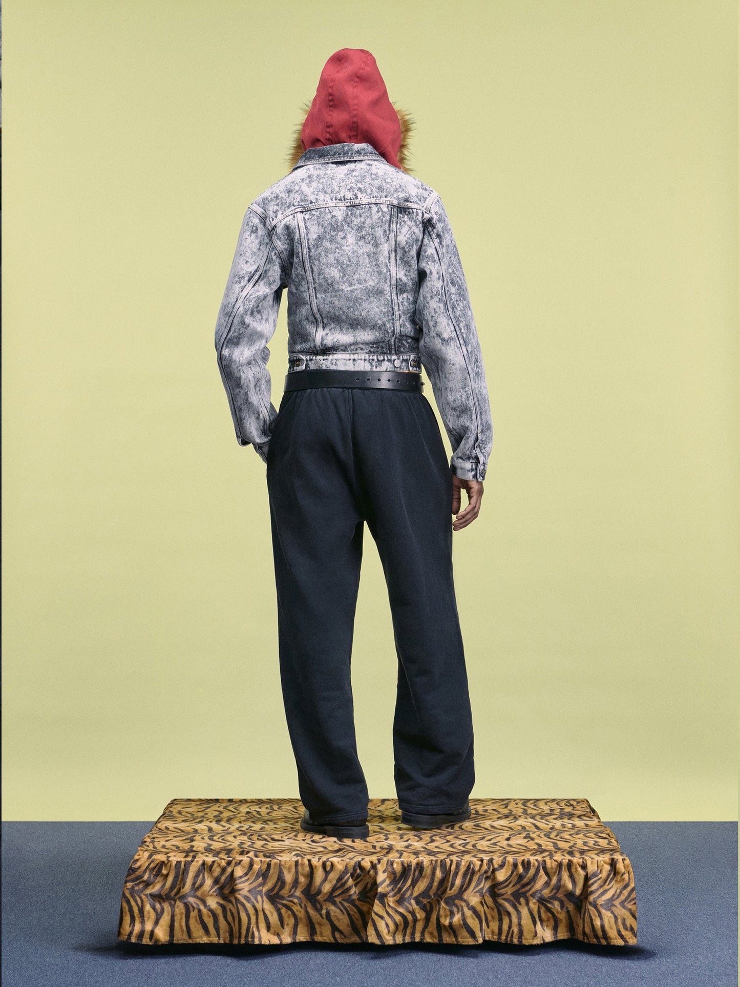 【Martine Rose - マーティンローズ】WIDE LEG TRACKPANT / BLACK (スウェットパンツ/ブラック)