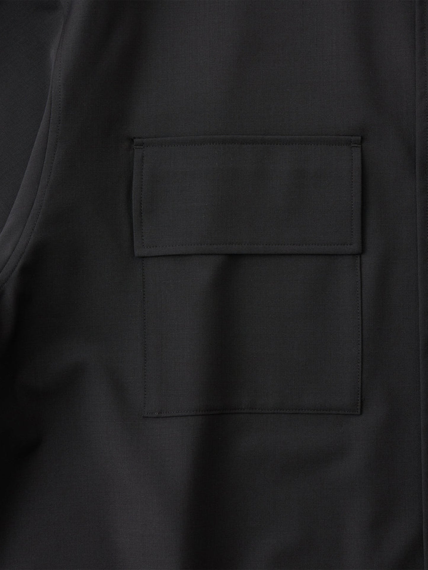 【White Mountaineering - ホワイトマウンテニアリング】STRETCH SHIRT/CHARCOAL (シャツ/チャコール)