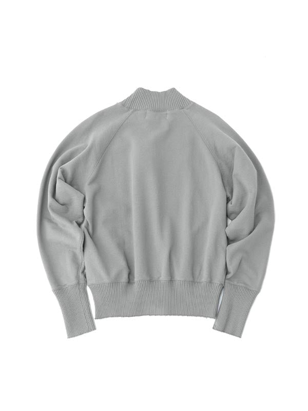 【Perfect ribs® - パーフェクトリブス】Strange Sleeve Turtle Neck Sweat Shirt (タートルネック/スウェットシャツ/グレー)