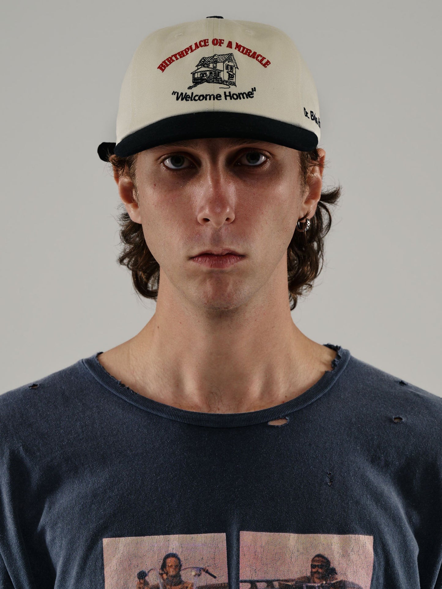 【PALY HOLLYWOOD - パリーハリウッド】WELCOME HOME LOW PROFILE HAT / WHITE(キャップ/ホワイト)