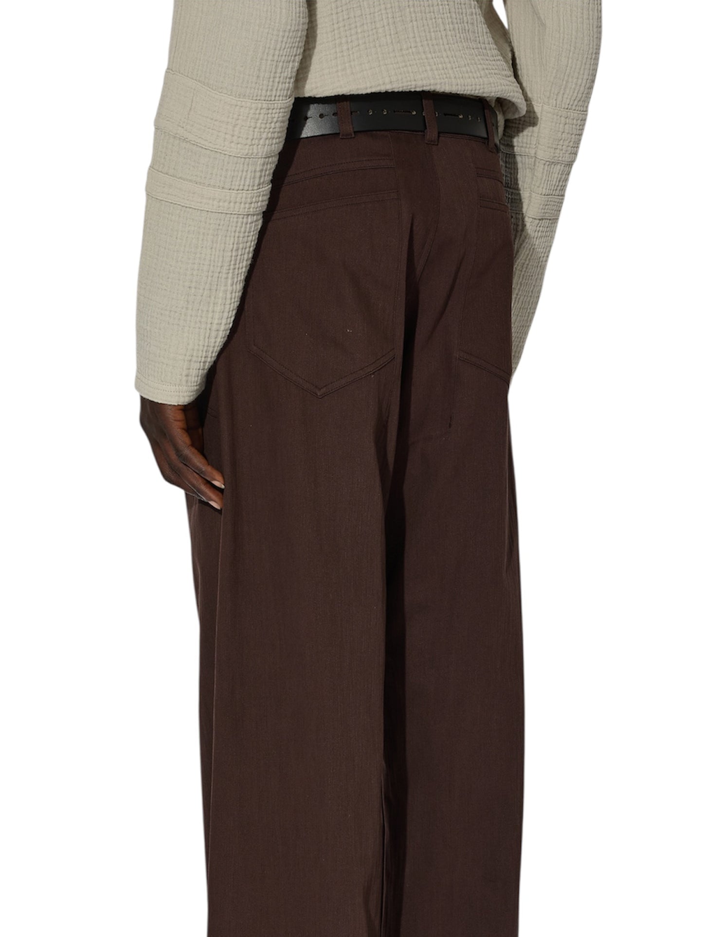 【_J. L - A. L_ - ジェイラル】Thonet Trousers / BROWN (パンツ/ブラウン)