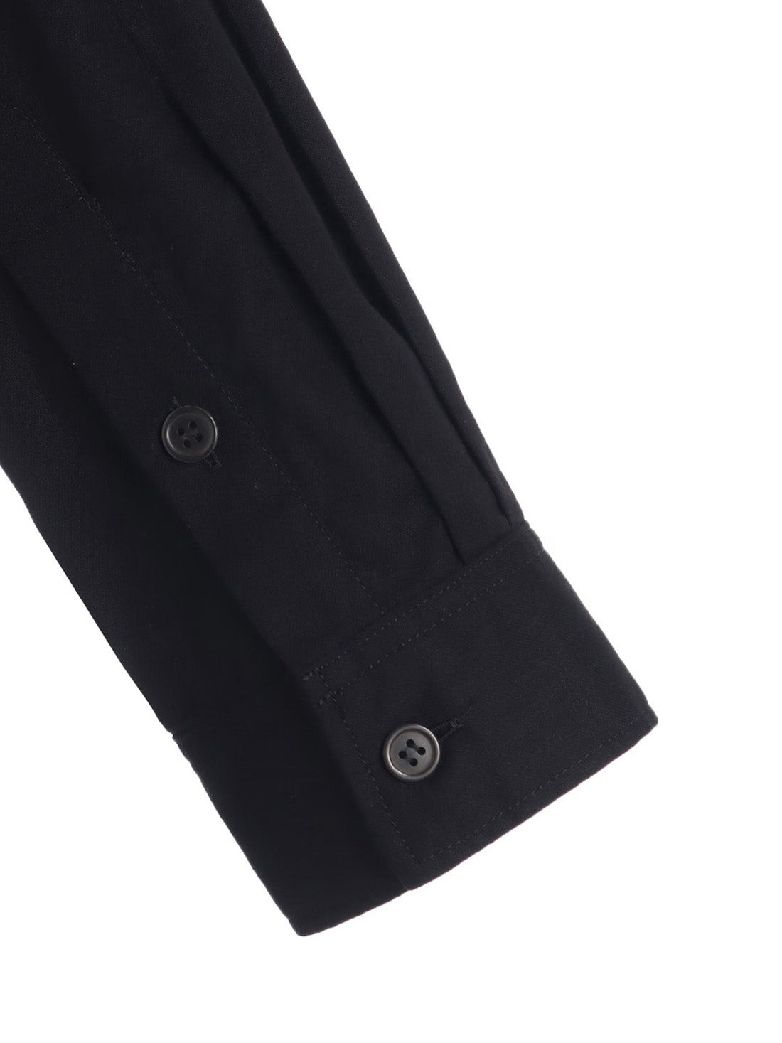 【Ground Y - グラウンドワイ】LIGHT COTTON TWILLL WASH ONC LEFT FRONT CUT-OUT SHIRT / BLACK(シャツ/ブラック)