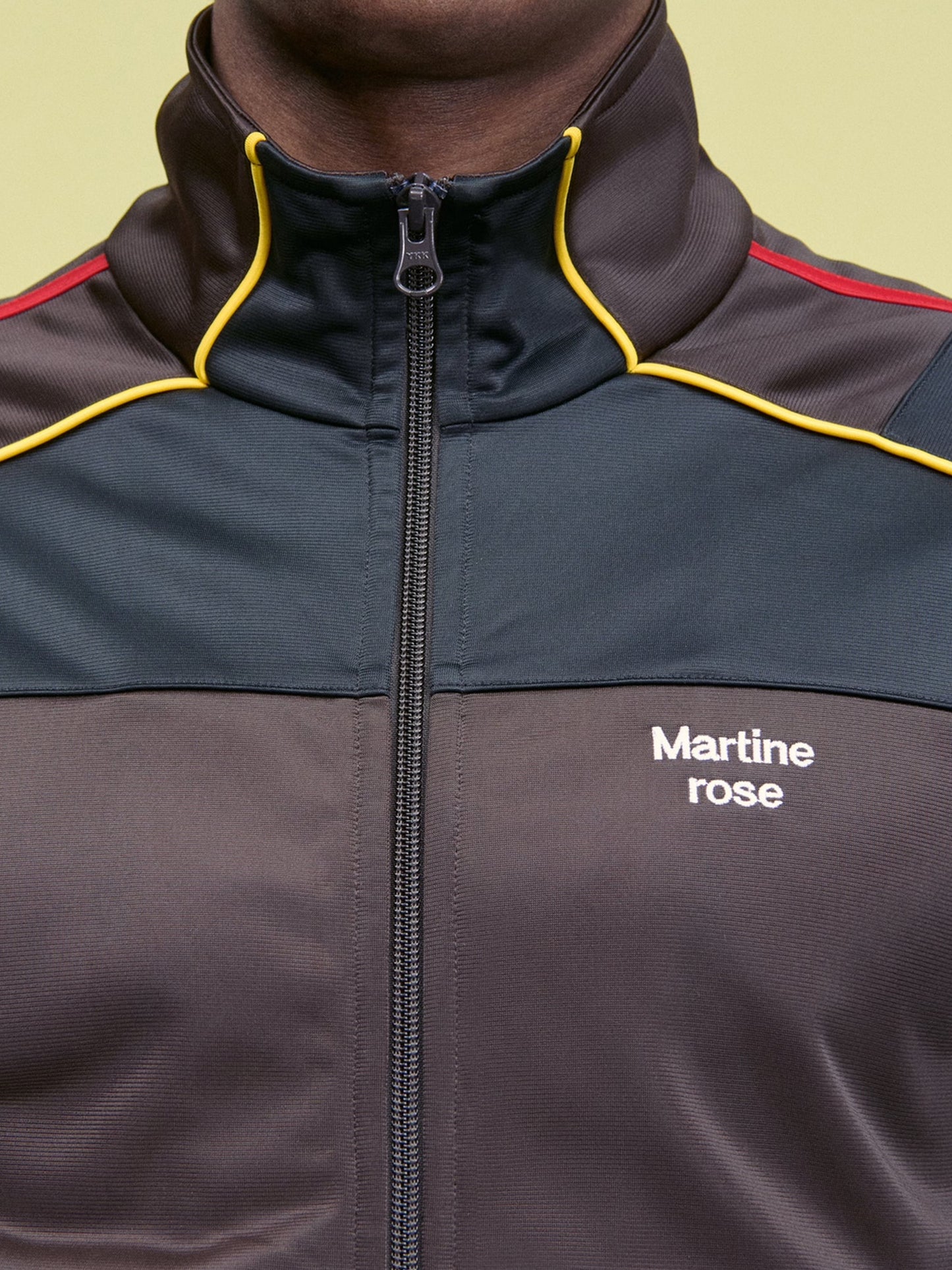 【Martine Rose - マーティンローズ】SHRUNKEN TRACK JACKET / BROWN (トラックジャケット/ブラウン)