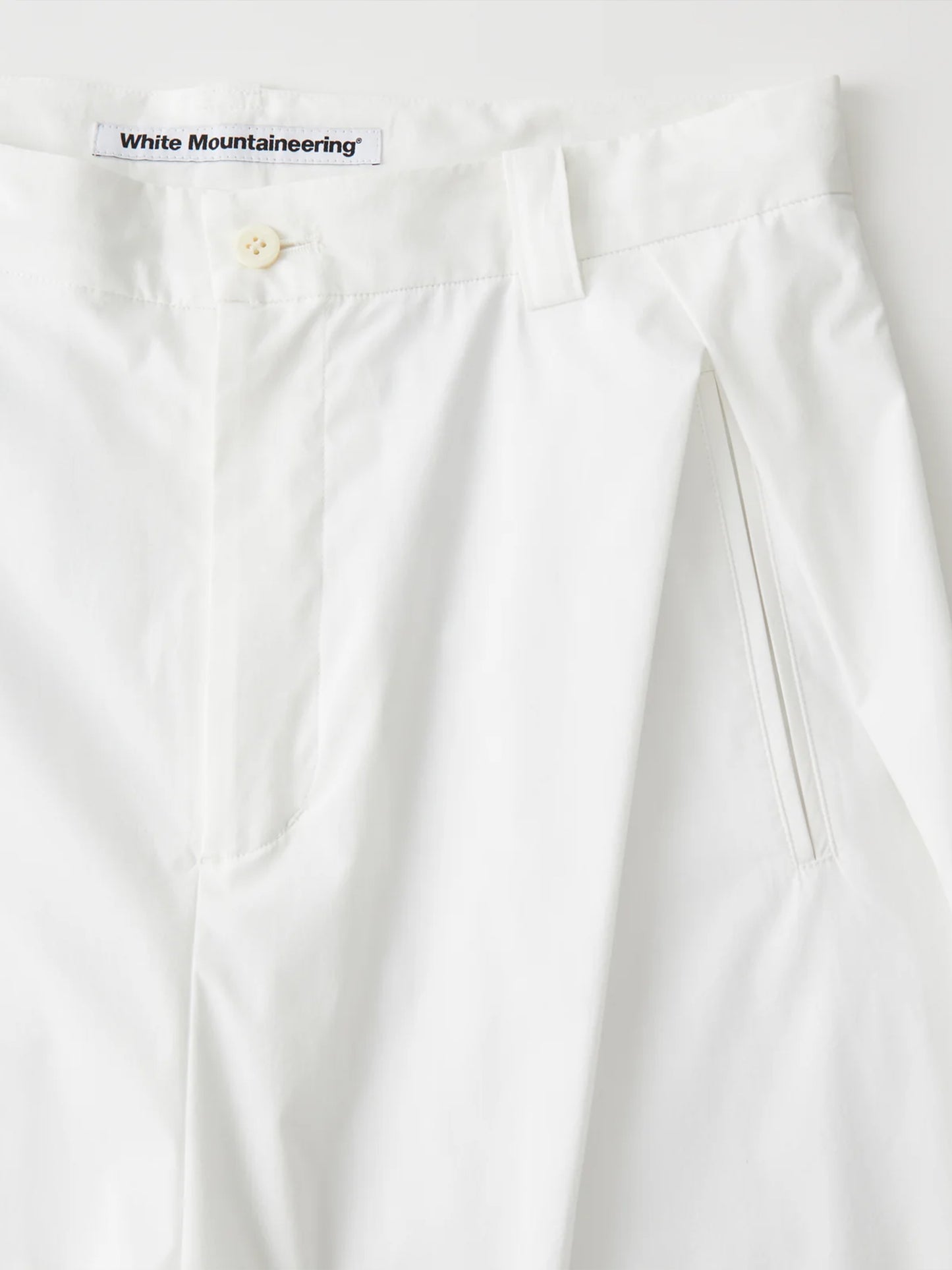 【White Mountaineering - ホワイトマウンテニアリング】2 TUCK PANTS / WHITE (パンツ/ホワイト)
