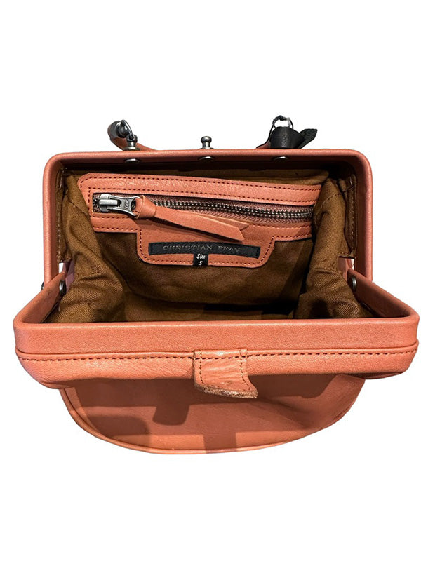 【Christian Peau - クリスチャンポー】CP GAMAGUTHI HAND BAG 2 WAY /ACACIA(レザーバック/アカシア)