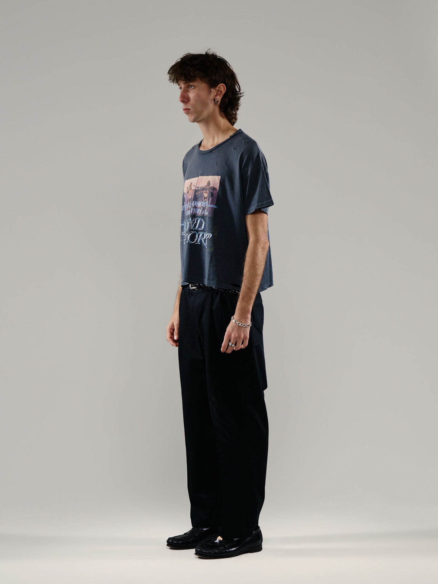 【PALY HOLLYWOOD - パリーハリウッド】BOUND FOR GLORY TEE / VINTAGE BLACK(Tシャツ/ブラック)