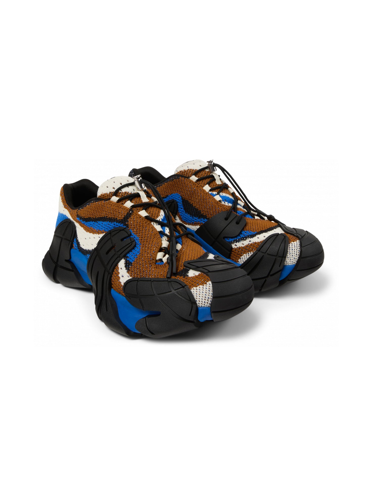 【CAMPER LAB  - カンペールラボ】Tormenta / Blue Black Textile Sneakers (シューズ/ブラック)