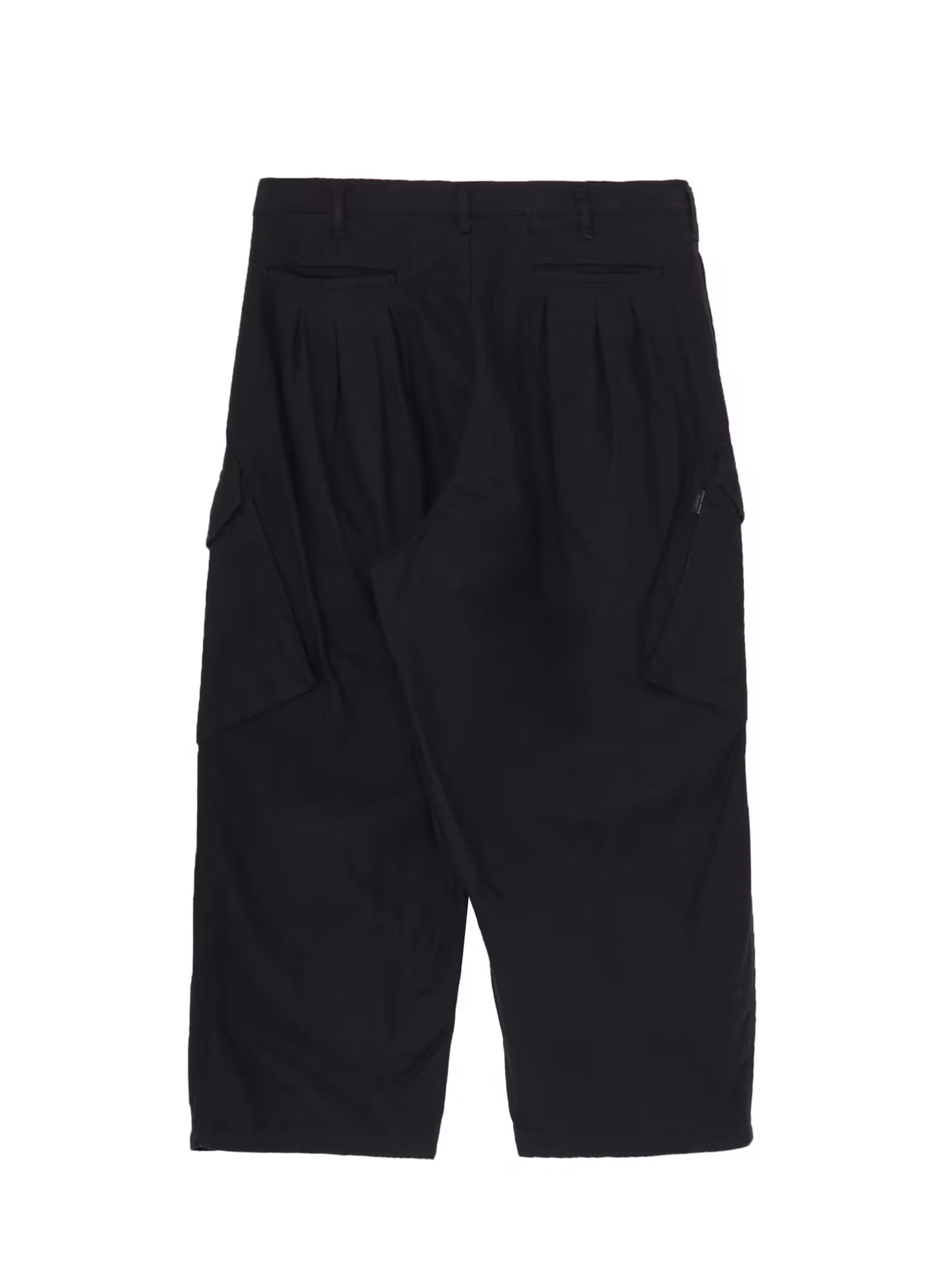 【Yohji Yamamoto POUR HOMME - ヨウジヤマモト プールオム】BS HERRINGBONE 12TUCK WORK PANTS(パンツ/ブラック)