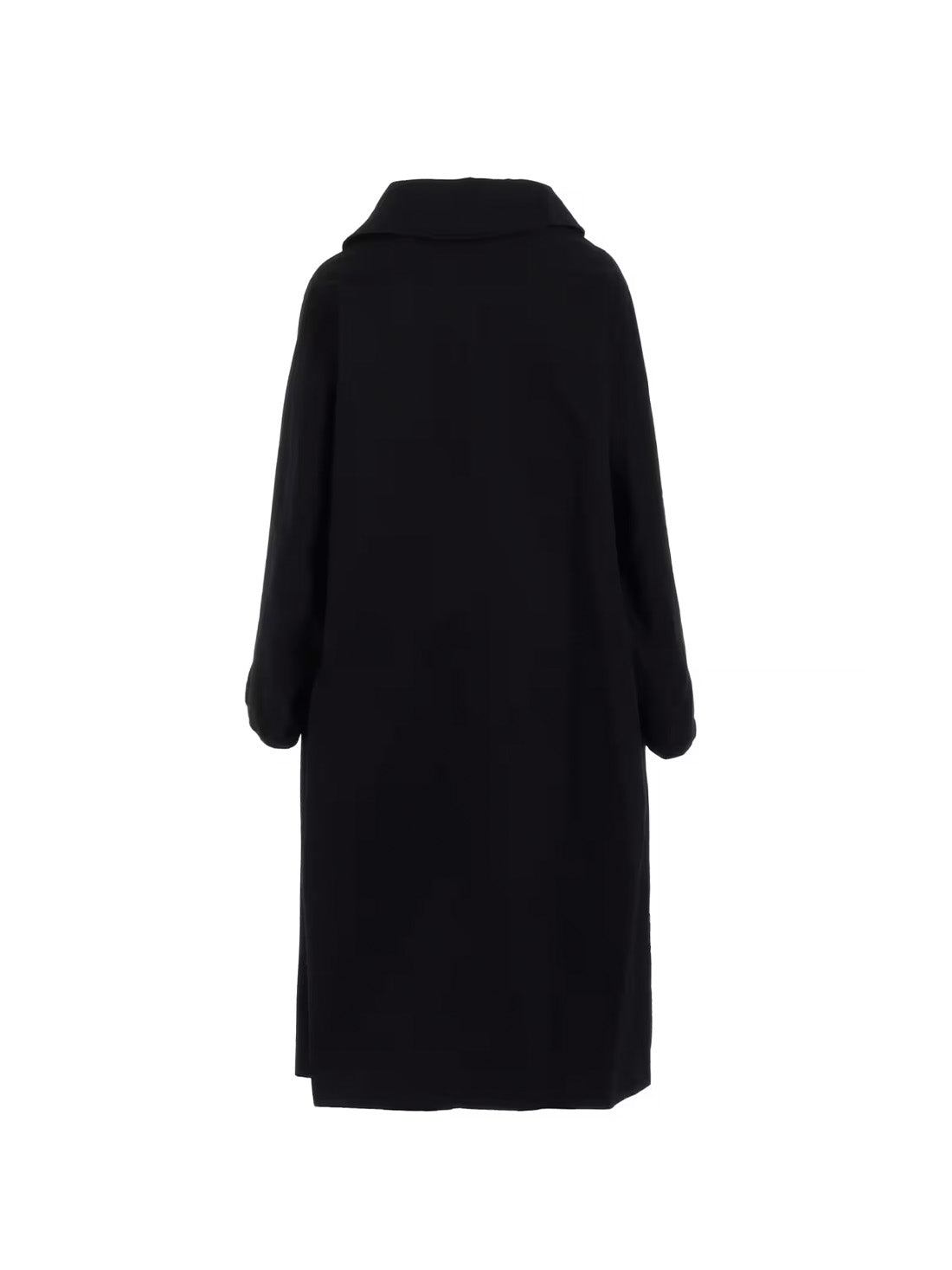 【Y's - ワイズ】Y's BORN PRODUT COTTON TWILL LONG CAPE COAT / BLACK (コート/ブラック)