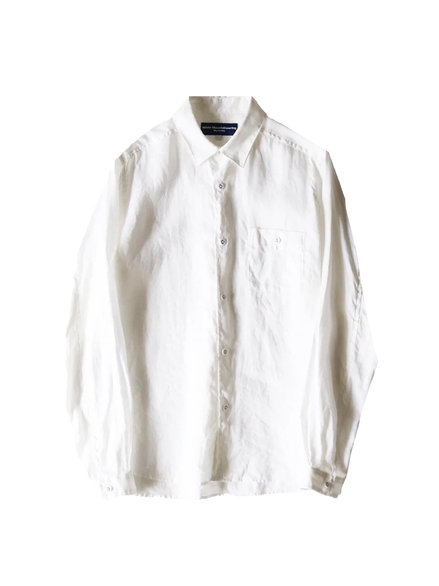 【White Mountaineering - ホワイトマウンテニアリング】LINEN SHIRT / WHITE (シャツ/ホワイト)