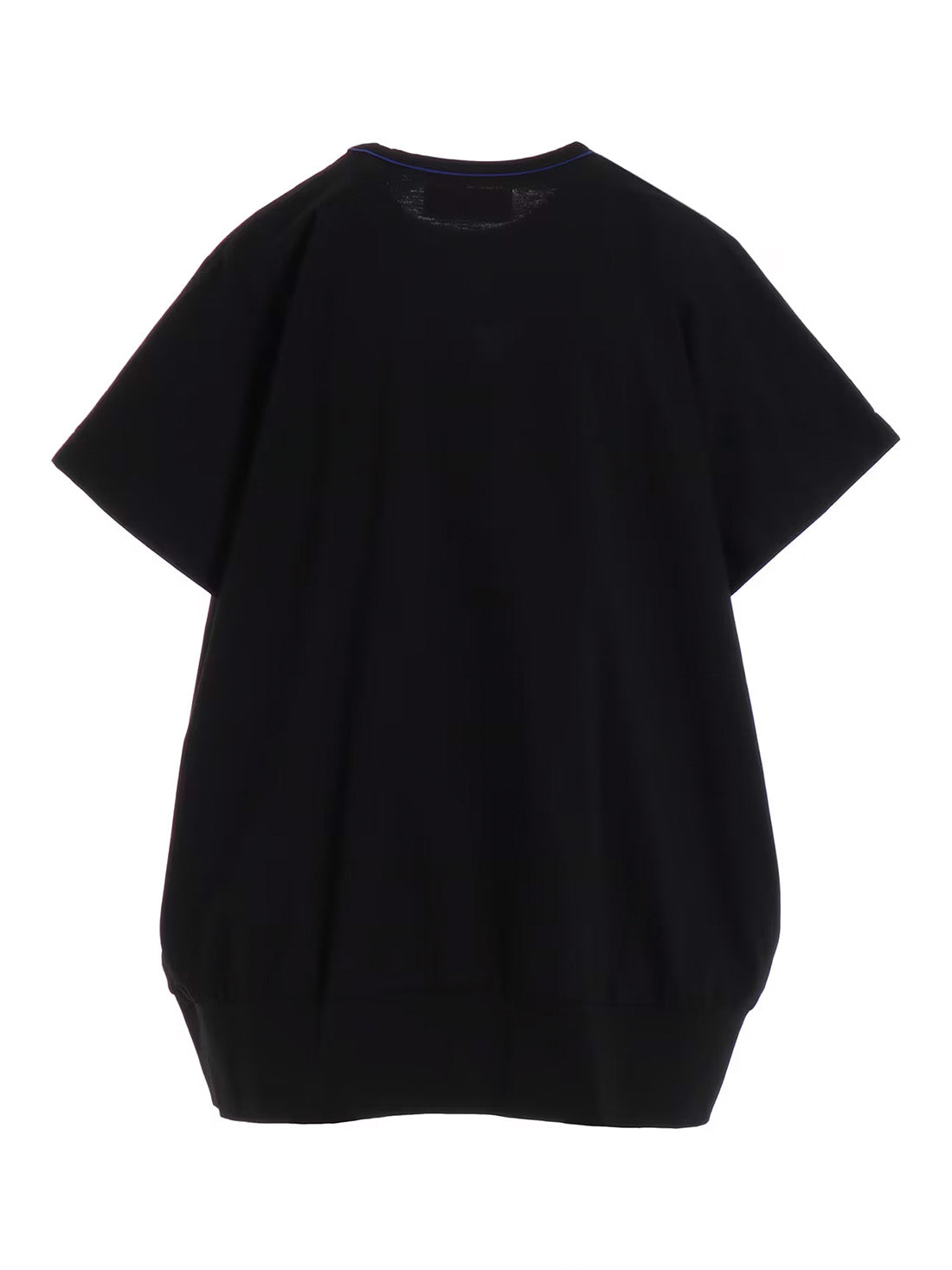 【Y's - ワイズ】COTON JERSEY Y'S STITCH SLEEVELESS BIG T / BLACK (Tシャツ/ブラック)