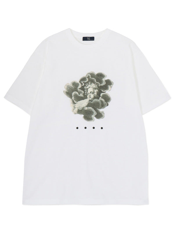 【Y's.... - ワイズビー】PRINT T-SHIRT B / WHITE(Tシャツ/ホワイト)