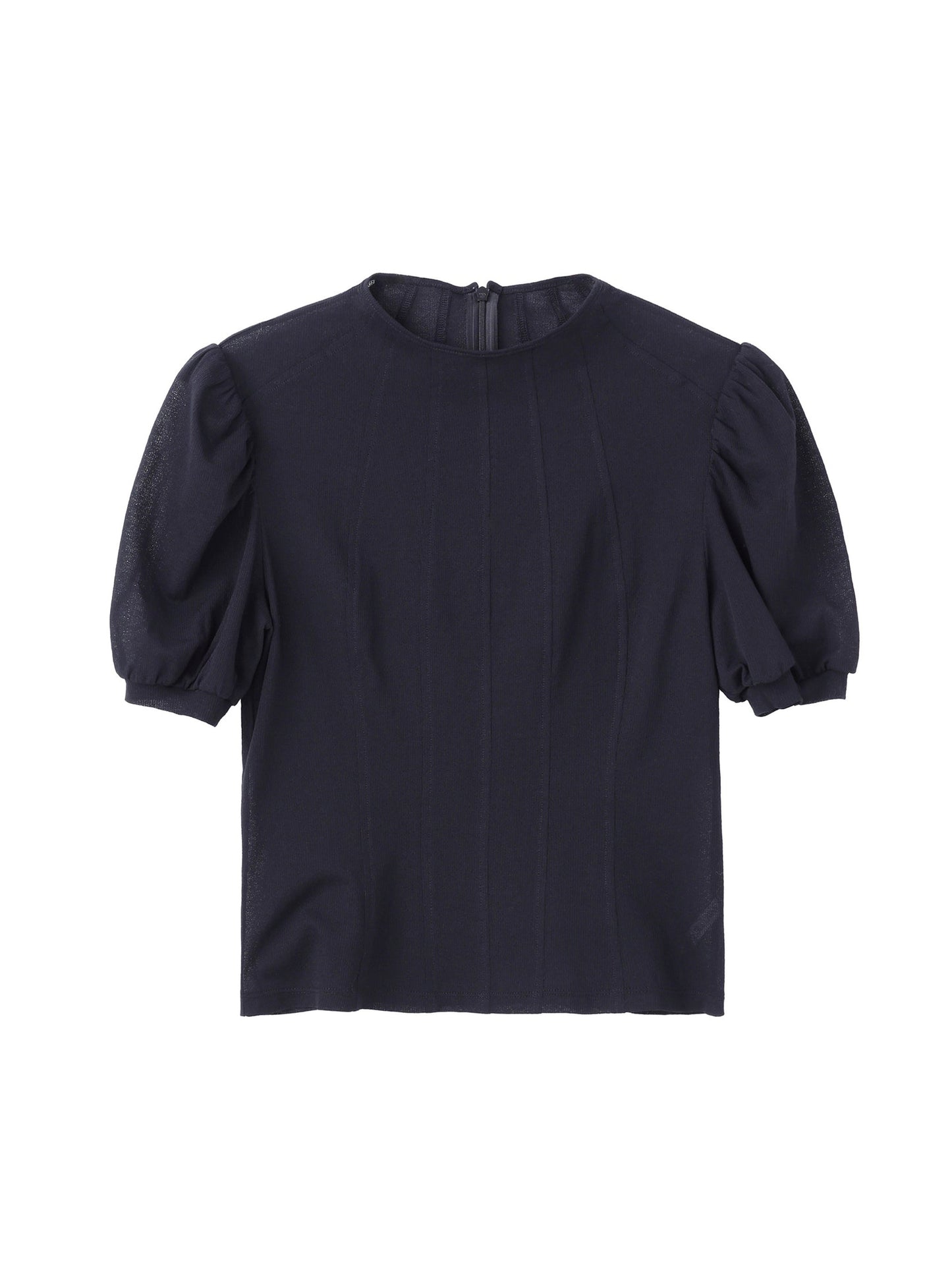 【JOHN LAWRENCE SULLIVAN - ジョンローレンスサリバン】COTTON JERSEY PUFF SLEEVE T-SHIRT (Tシャツ/ブラック)