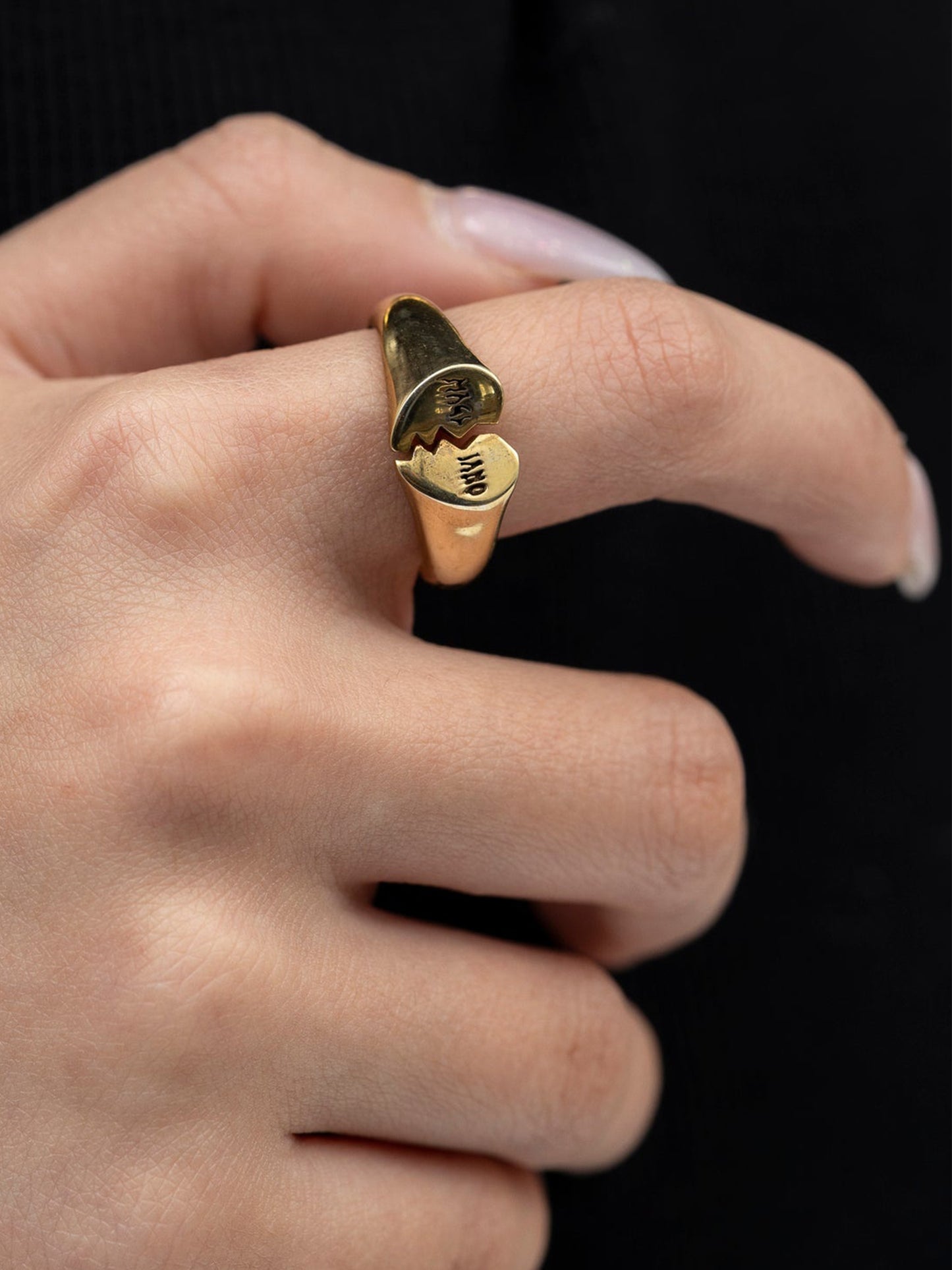 【MAGLIANO - マリアーノ】BROKEN HEART MICRO RING / GOLD(リング/ゴールド)