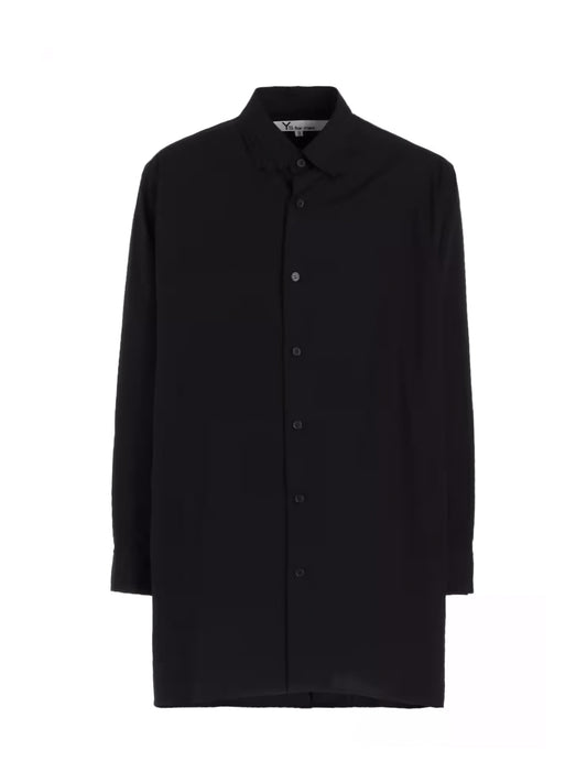 【Y's for men-ワイズフォーメン】100/2 BROAD SHIRT WITH TRIPLE COLLAR(シャツ/ブラック)