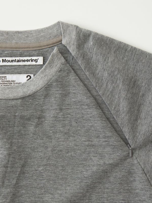 【White Mountaineering - ホワイトマウンテニアリング】ZIP PULLOVER/ GRAY (Tシャツ/グレー)