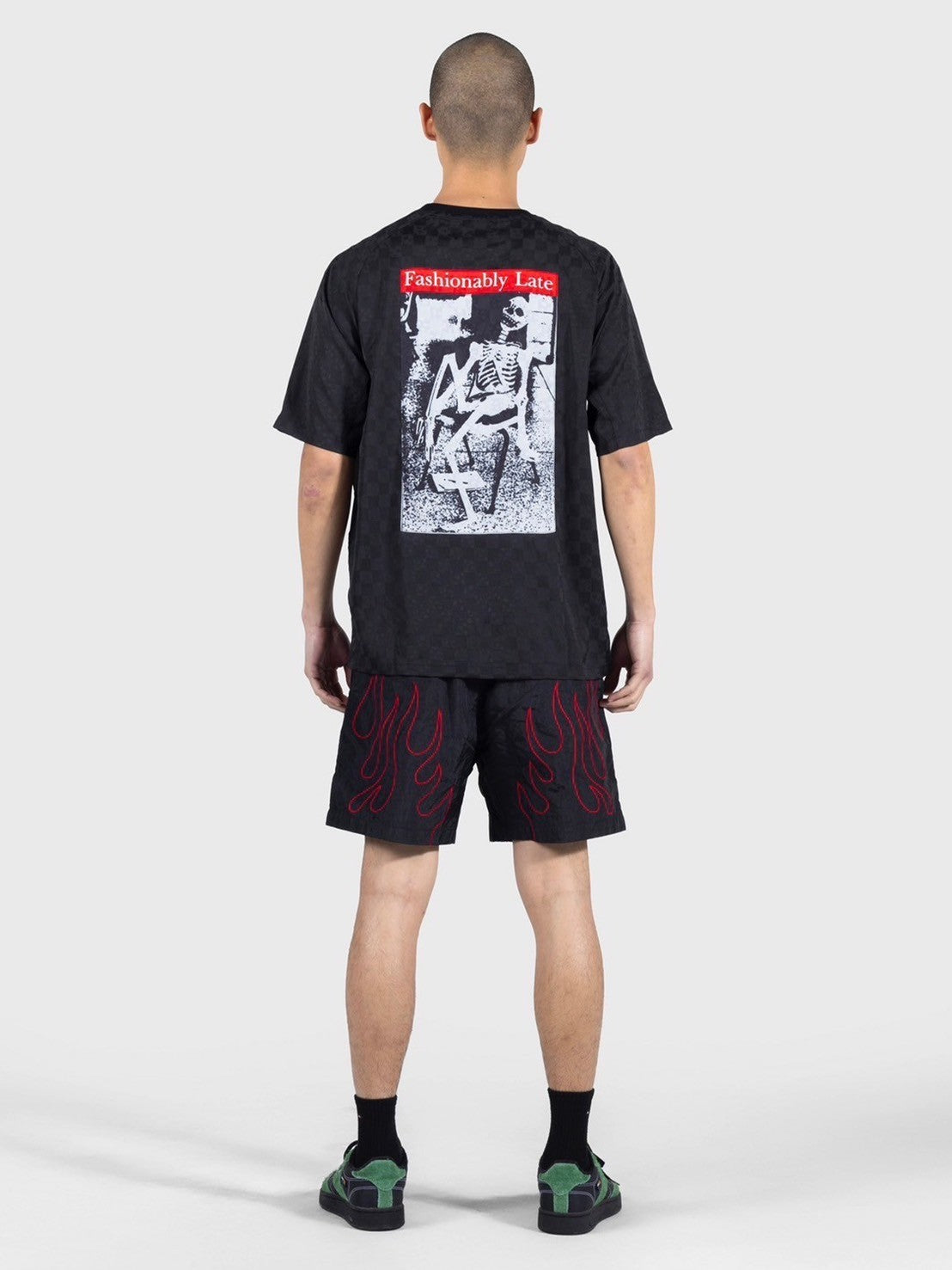 【PLEASURES - プレジャーズ】LATE SPORT SHIRT / BLACK (Tシャツ/ブラック)