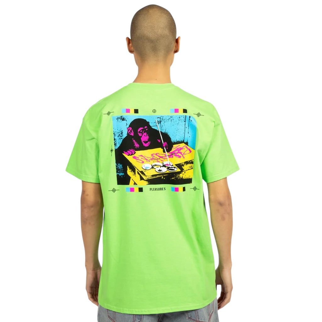 【PLEASURES - プレジャーズ】CMYK T-SHIRT / LIME (Tシャツ/ライム)