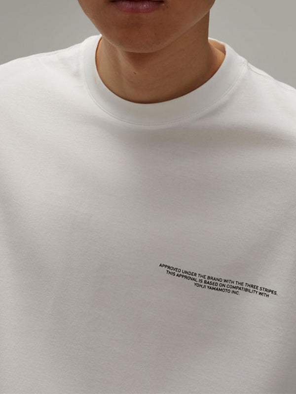 【Y-3 -ワイスリー】LOGO LS TEE/WHITE(カットソー/ホワイト)