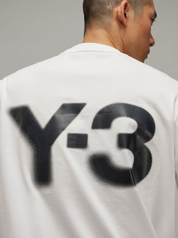 【Y-3 -ワイスリー】LOGO LS TEE/WHITE(カットソー/ホワイト)