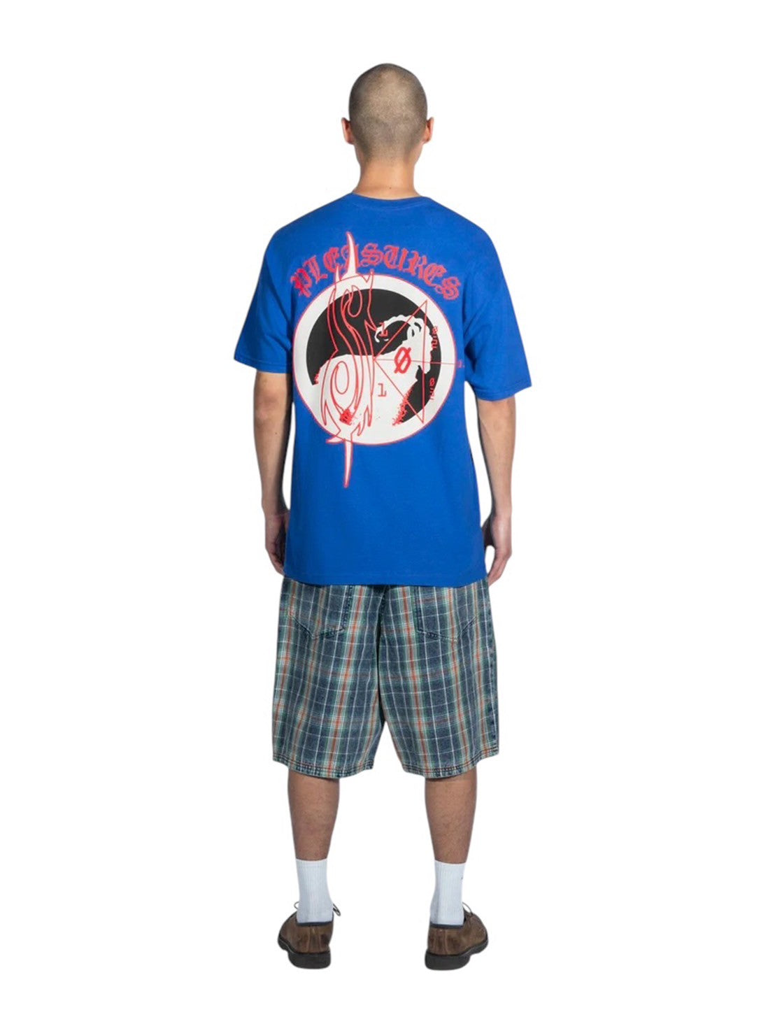 【PLEASURES - プレジャーズ】GOAT T-SHIRT / ROYAL (Tシャツ/ロイヤル)