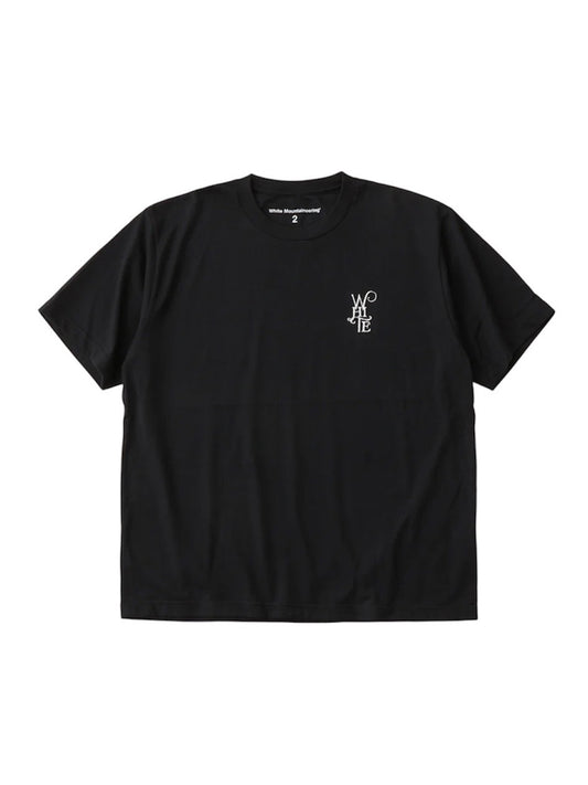 【White Mountaineering - ホワイトマウンテニアリング】WM LOGO EMBROIDERY T-SHIRT / BLACK (Tシャツ/ブラック)