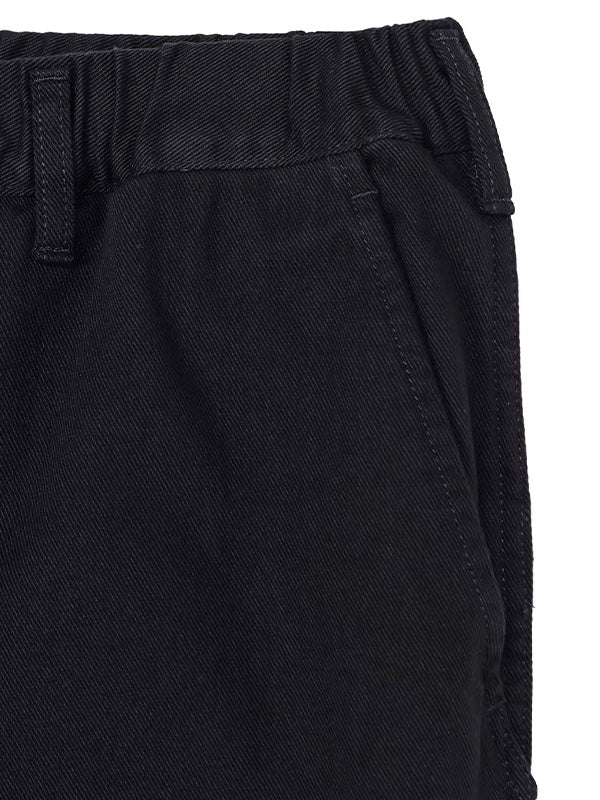 【Yohji Yamamoto POUR HOMME - ヨウジヤマモト プールオム】BLACK SCANDAL KATSURAGI SIDE ELASTIC STRING PANTS(パンツ)