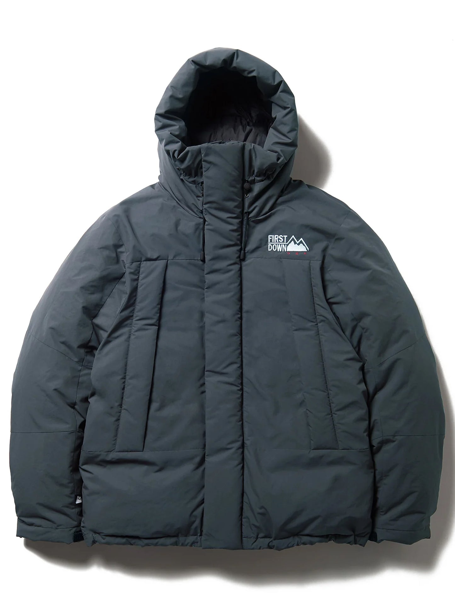 【FIRST DOWN -ファーストダウン】FIRST DOWN WRAP DOWN PARKA DICROS(R) MAURI /GRAY (ダウンジャケット/グレー)