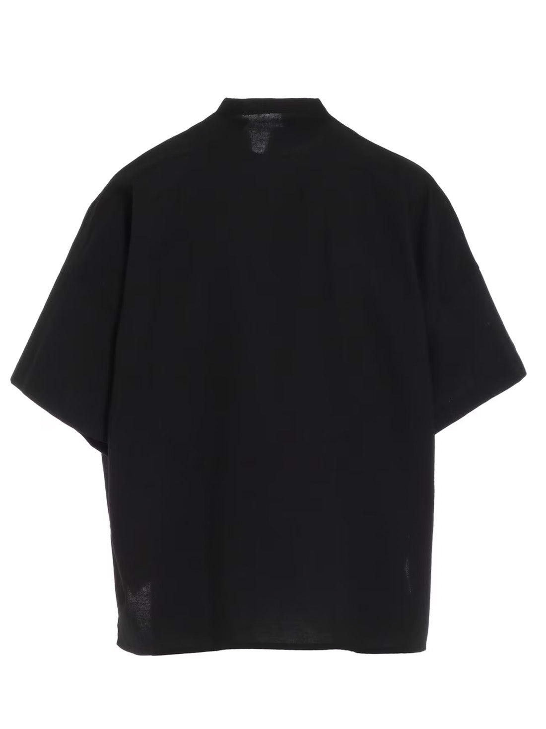 【Y's - ワイズ】Y's BORN PRODUT THIN COTTON TWILL HALF SLEEVE BOX SHIRT /BLACK(シャツ/ブラック)