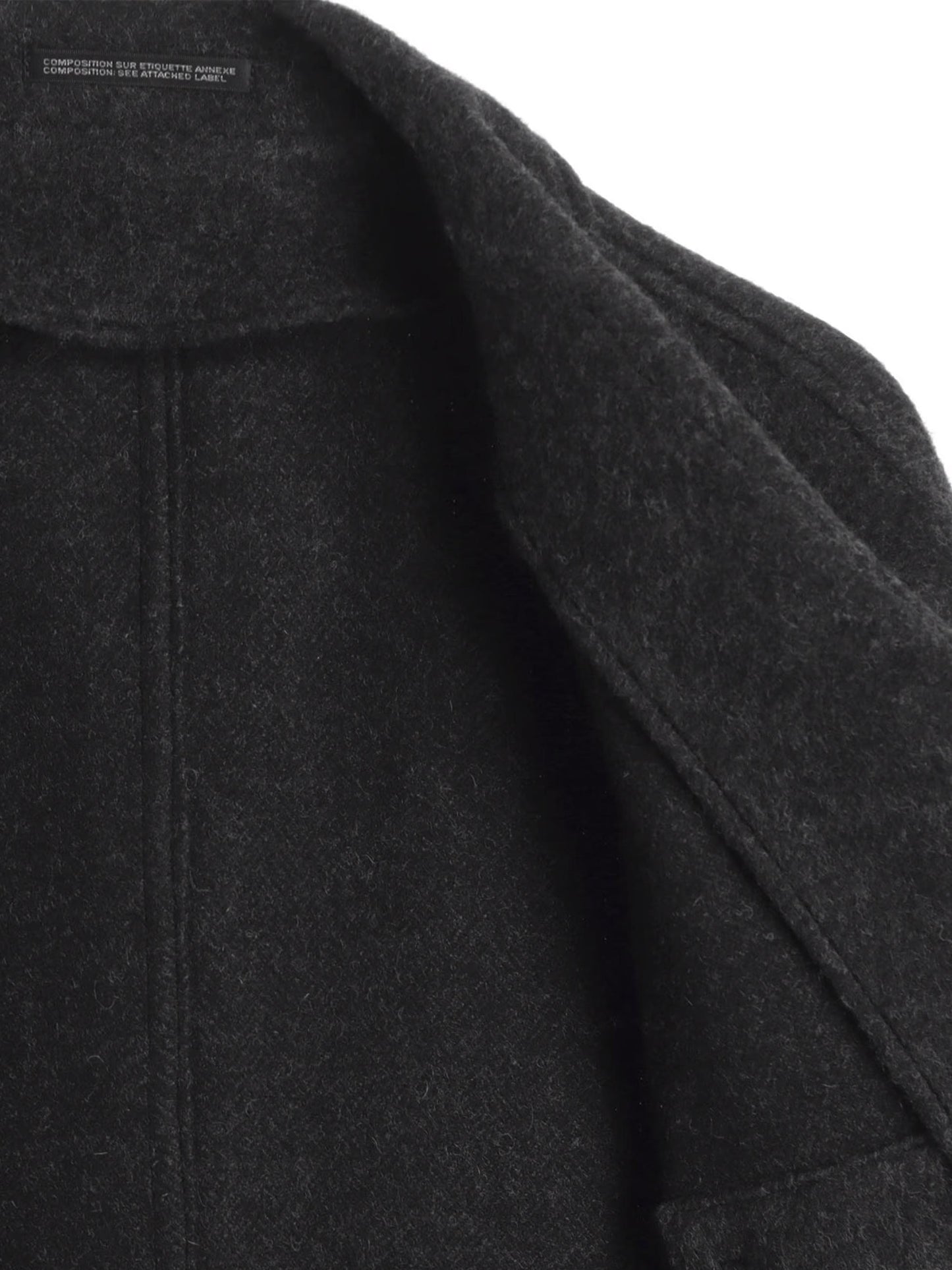 【Y's for men - ワイズフォーメン】"Y's for men × MASSES" WOOL HERRINGBONE JACKET(ジャケット/ブラック)