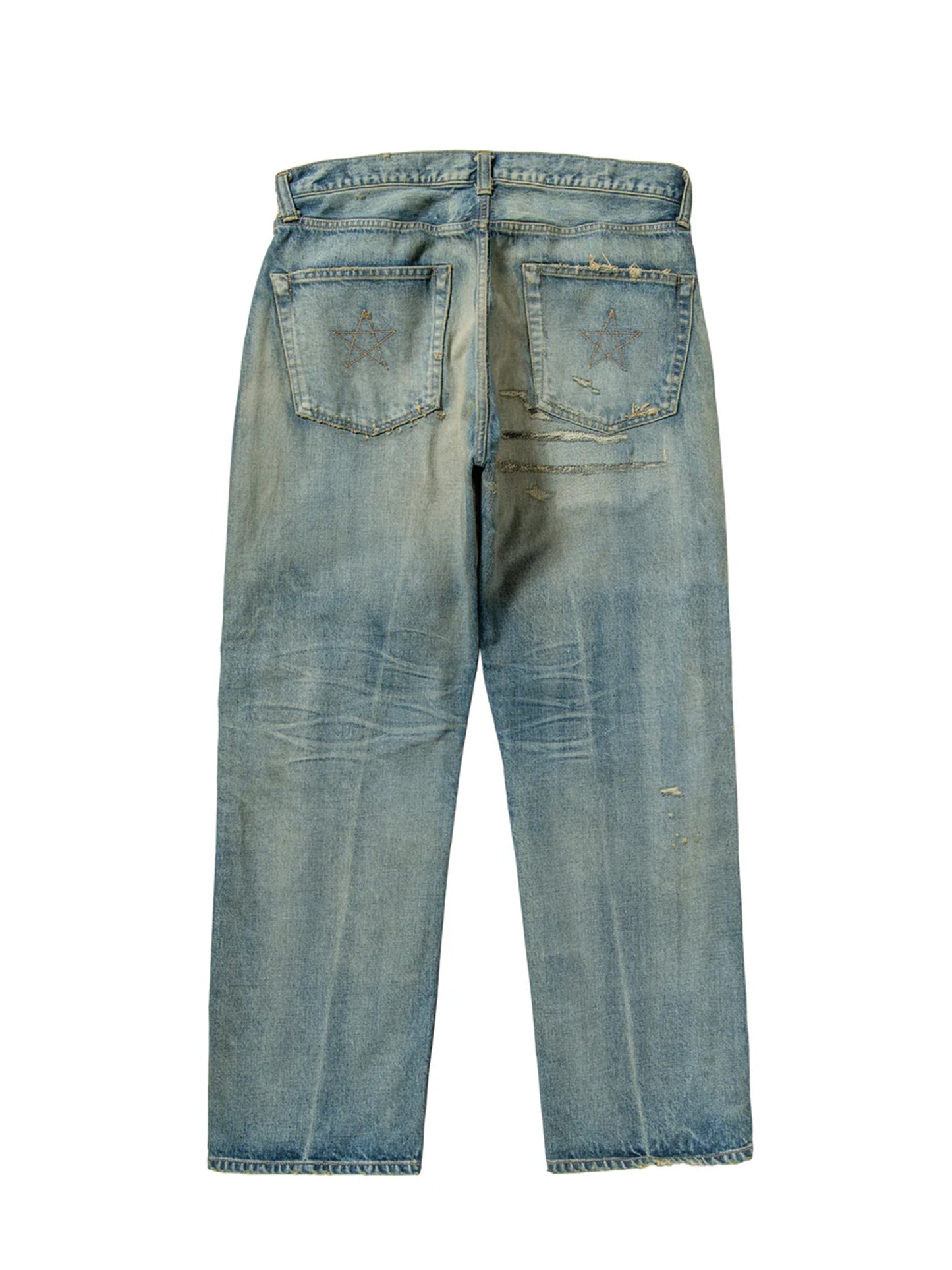 【NEXUS Ⅶ -ネクサスセブン】DAMAGED DENIM PANTS / INDIGO(デニムパンツ/インディゴ)