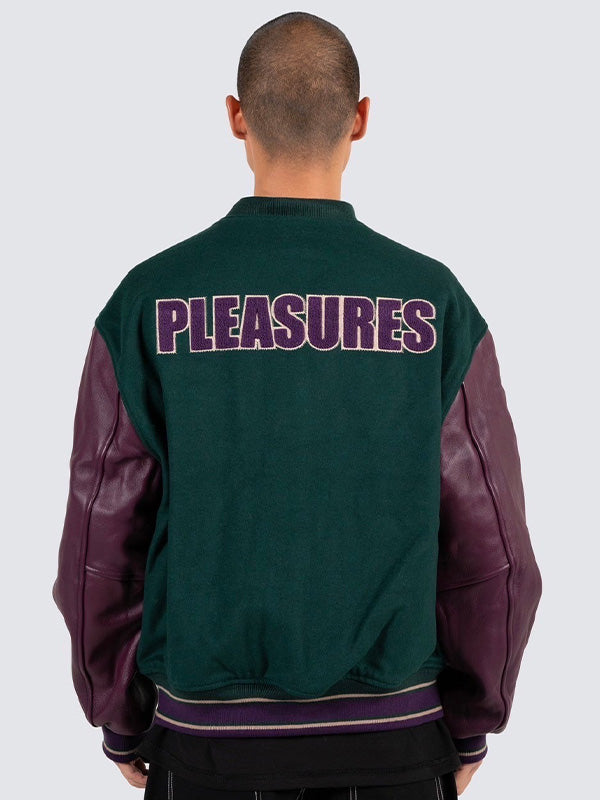 【PLEASURES - プレジャーズ】FAN VARSITY JACKET(ジャケット)