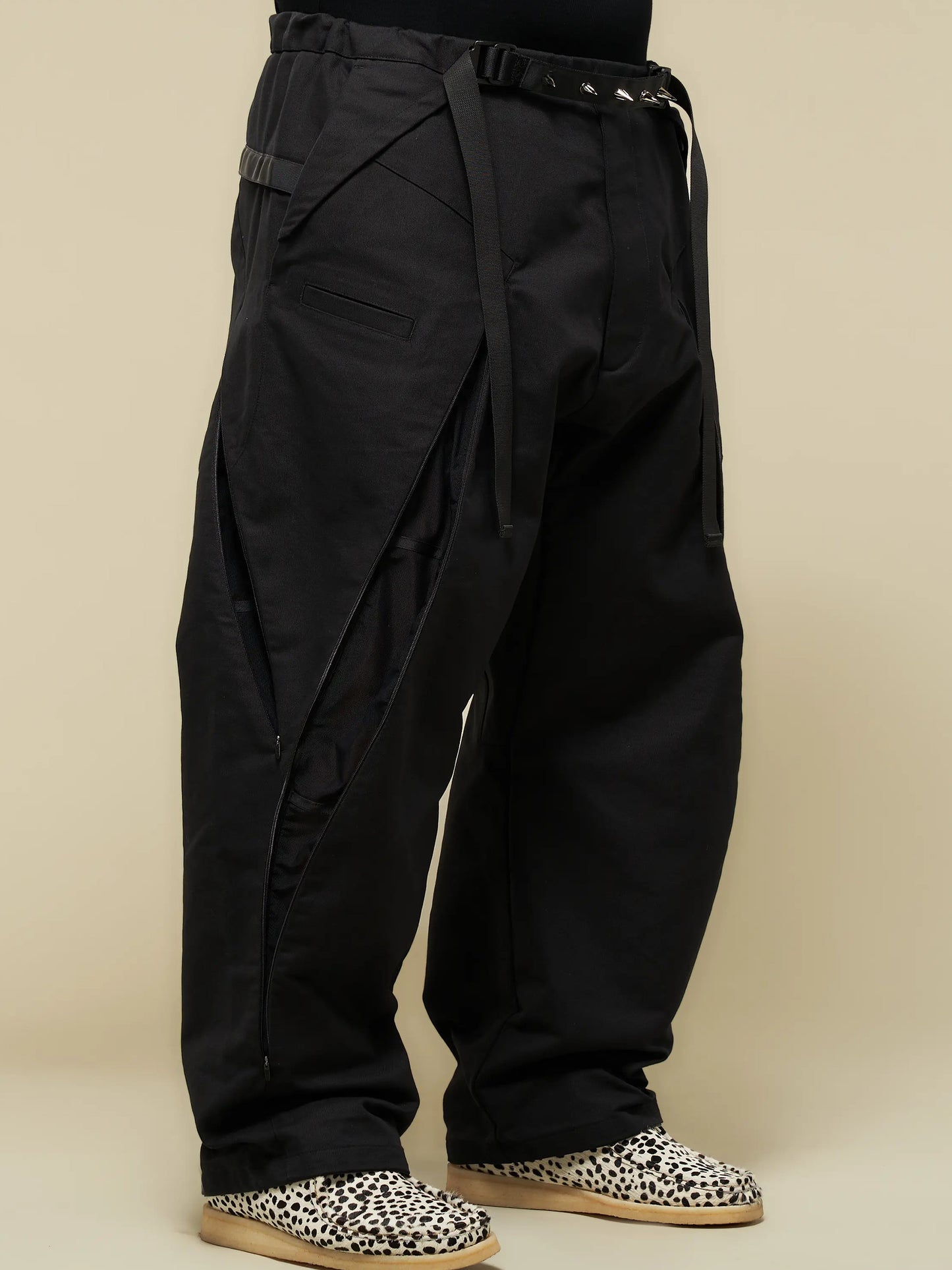 【ACRONYM - アクロニウム】P55-KI / Cotton Web Belt Vent Pants Gen. 1.1 / BLACK (パンツ/ブラック)
