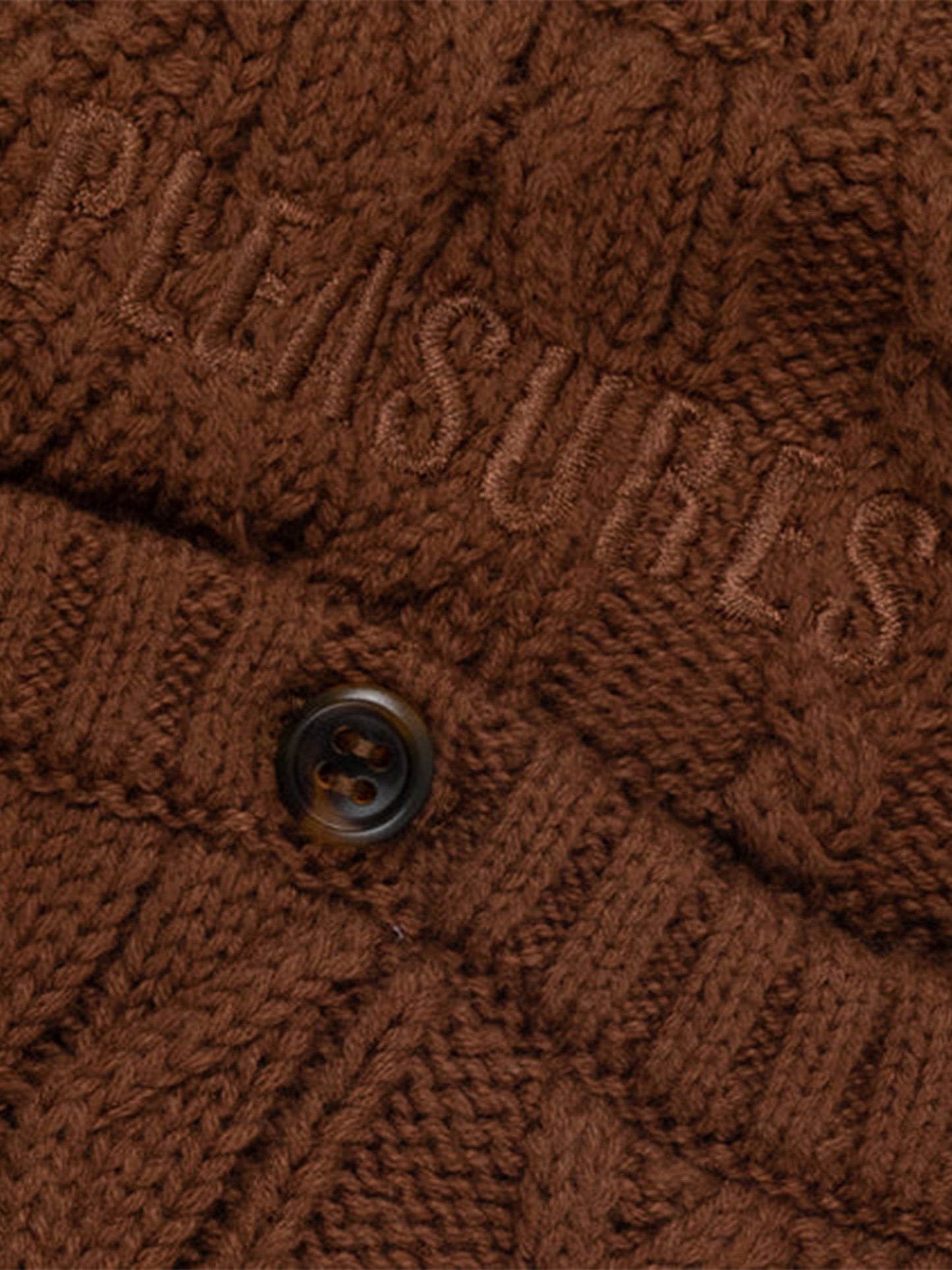 【PLEASURES - プレジャーズ】CHARLIE KNIT SHORTS / BROWN(ショーツ/ブラウン)