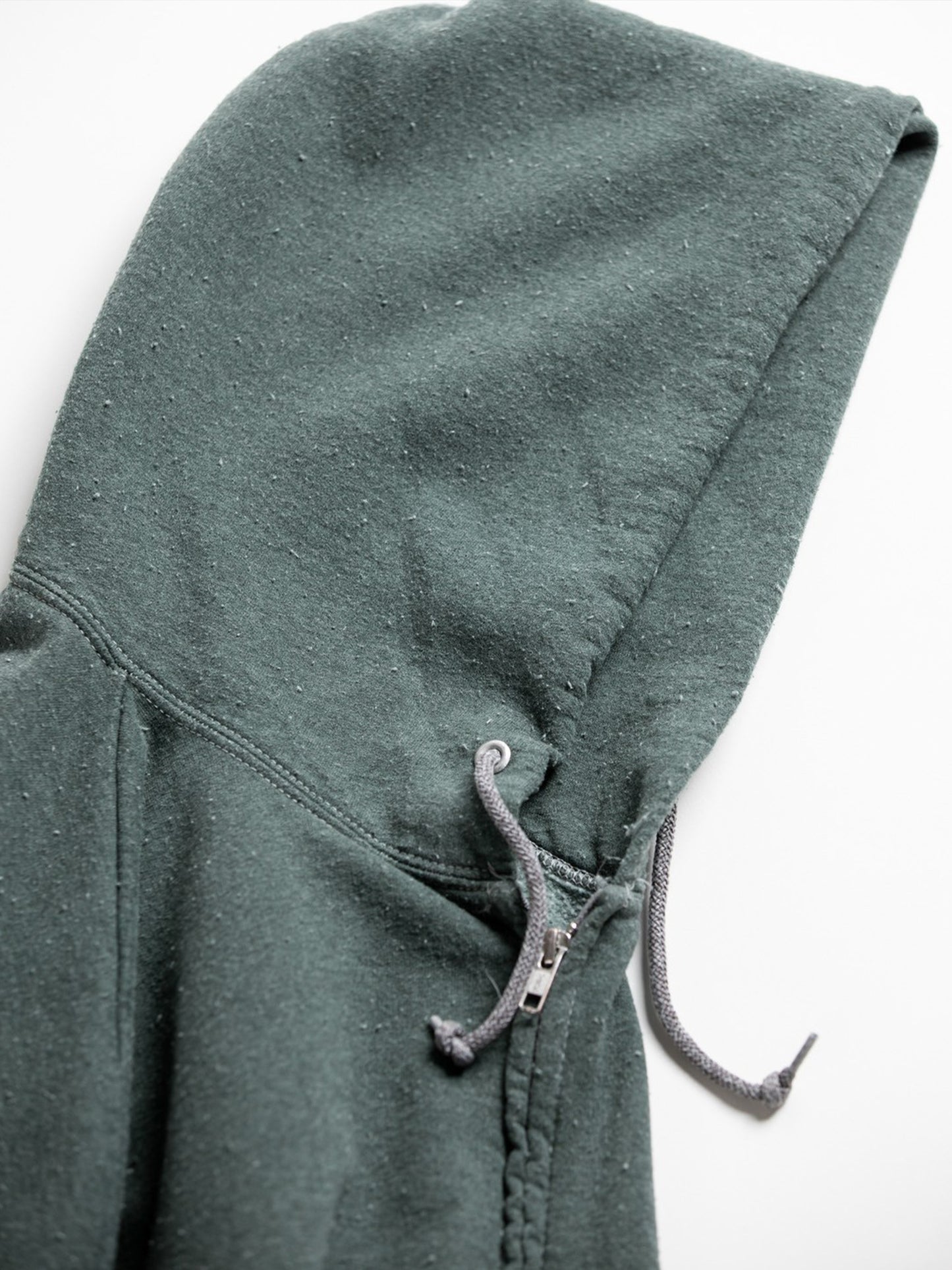 【ANACHRONORM - アナクロノーム】 AN338 DYED 50/50 PRINTED FULLZIP PARKA / GREEN DYED (フーディ/グリーン)