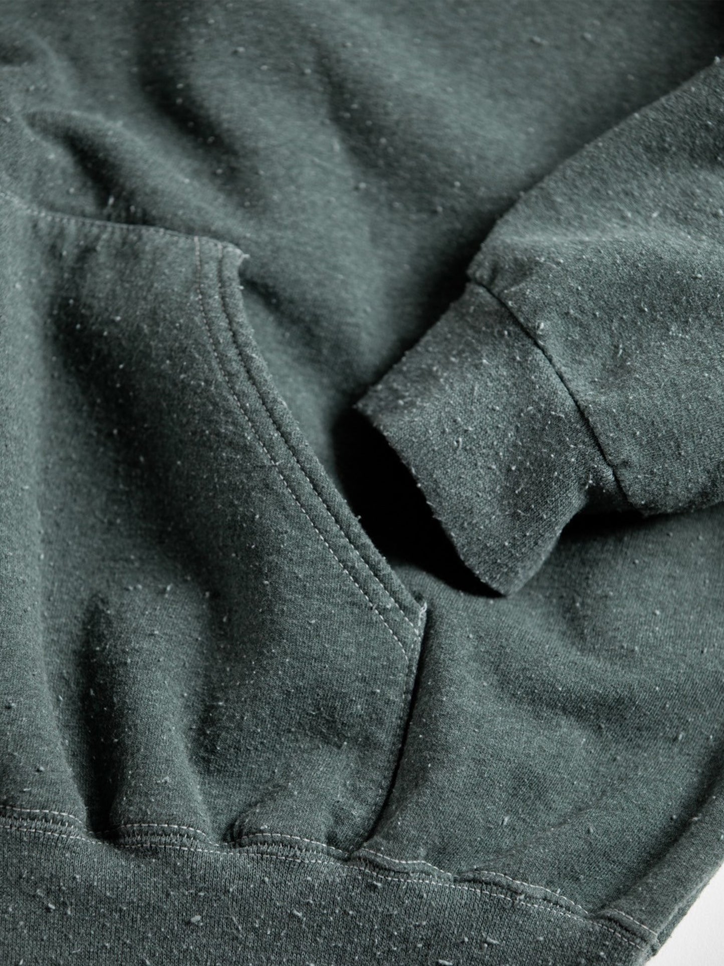 【ANACHRONORM - アナクロノーム】 AN338 DYED 50/50 PRINTED FULLZIP PARKA / GREEN DYED (フーディ/グリーン)