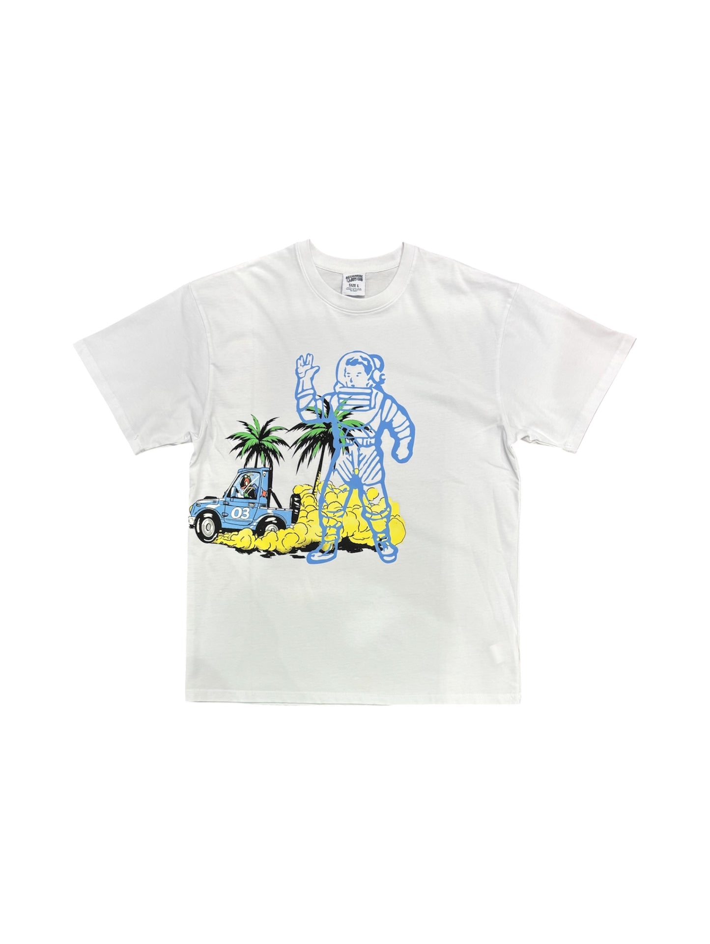 【Billionaire Boys Club-ビリオネアボーイズクラブ】 BB SUPACE SAND T-SHIRT / WHITE (Tシャツ/ホワイト)